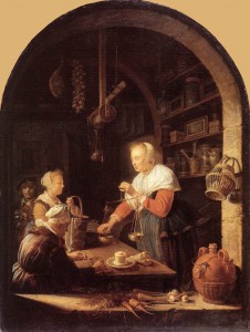 Gerrit Dou. The Grocer’s Shop. 1647. Oil on wood panel. Musée du Louvre, Paris.